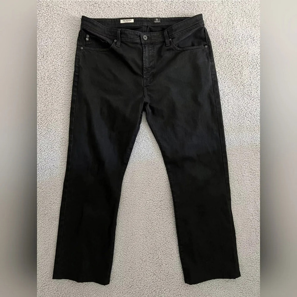 AG Adriano Goldschmied Protege Straight Mens 38x32 black - Picture 4 of 8